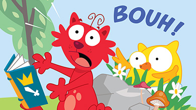 Tibou fait BOUH!